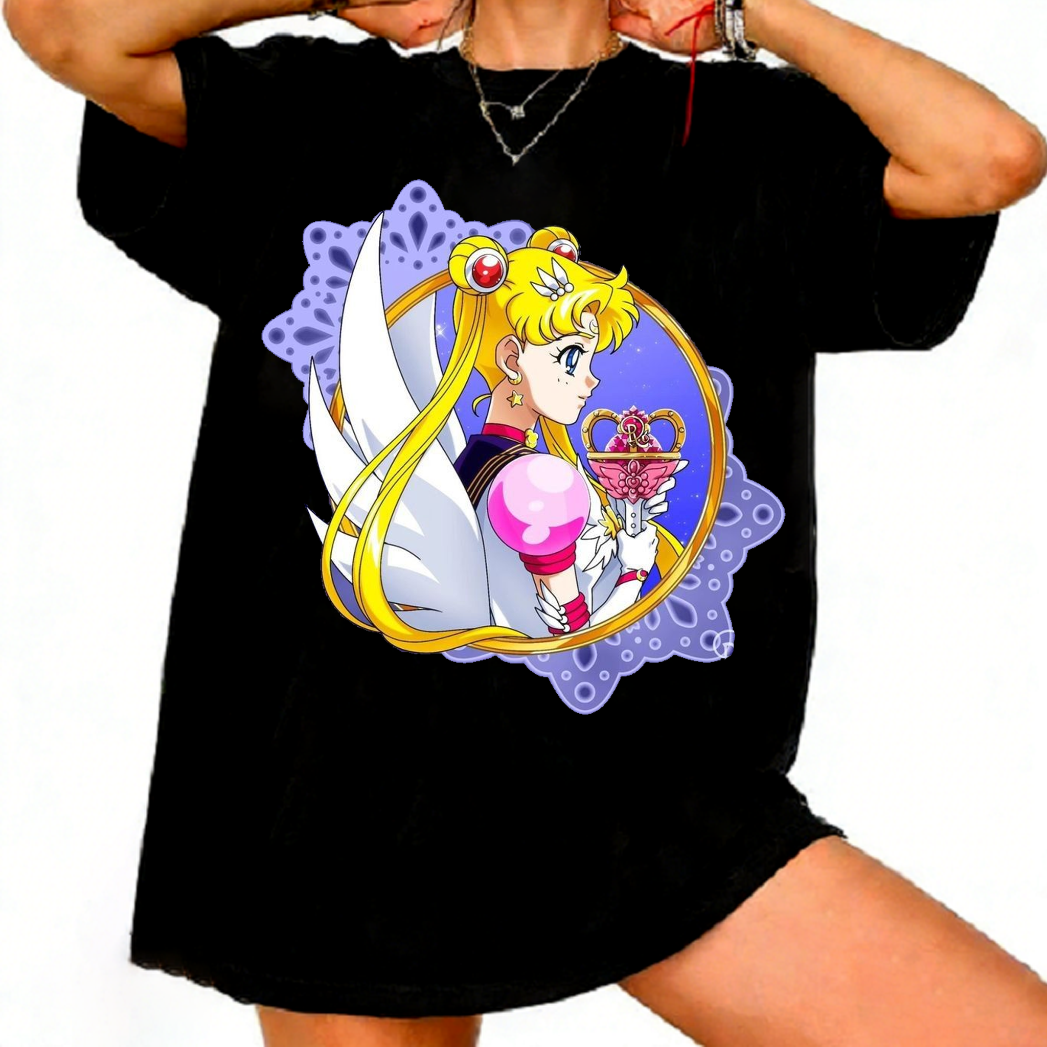Summer Clothing Trends For Women - Sailor Moon Retro 90s Anime Graphic