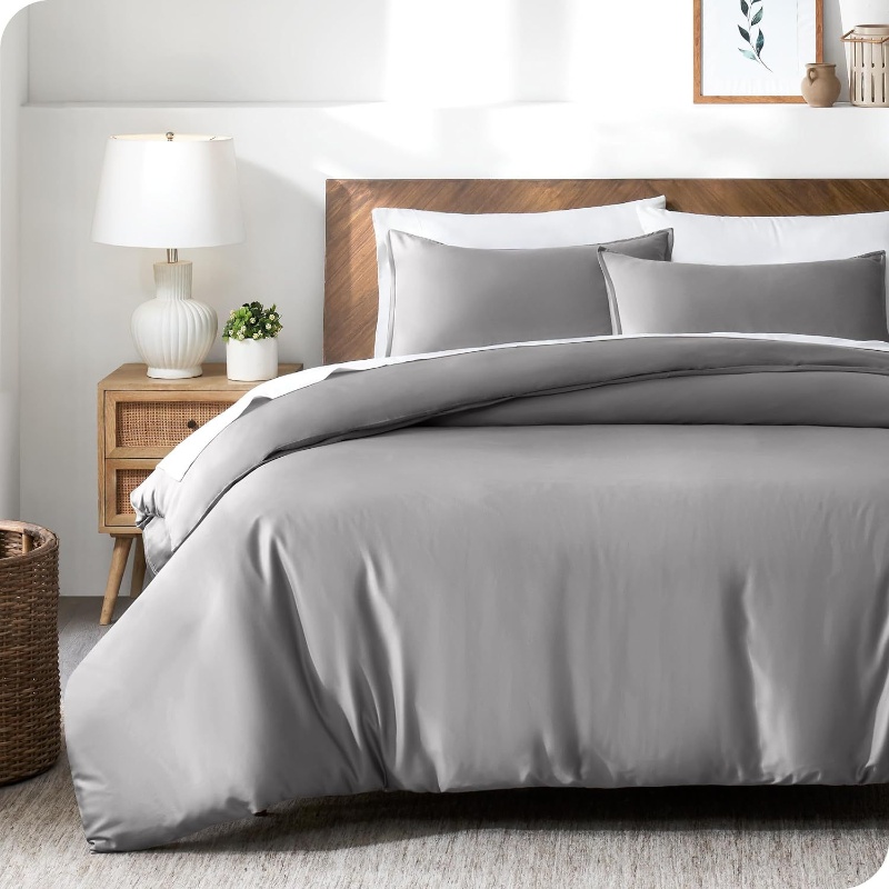 Summer Quilt - 3pcs Lyocell Bamboo Fiber Duvet Cover