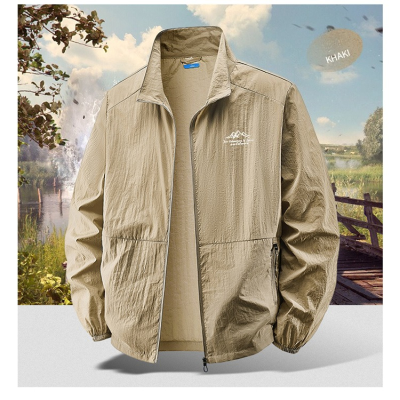 Yours Clothing Summer Jackets - Cycling Camping UPF50+ Coats Men's Lightweight