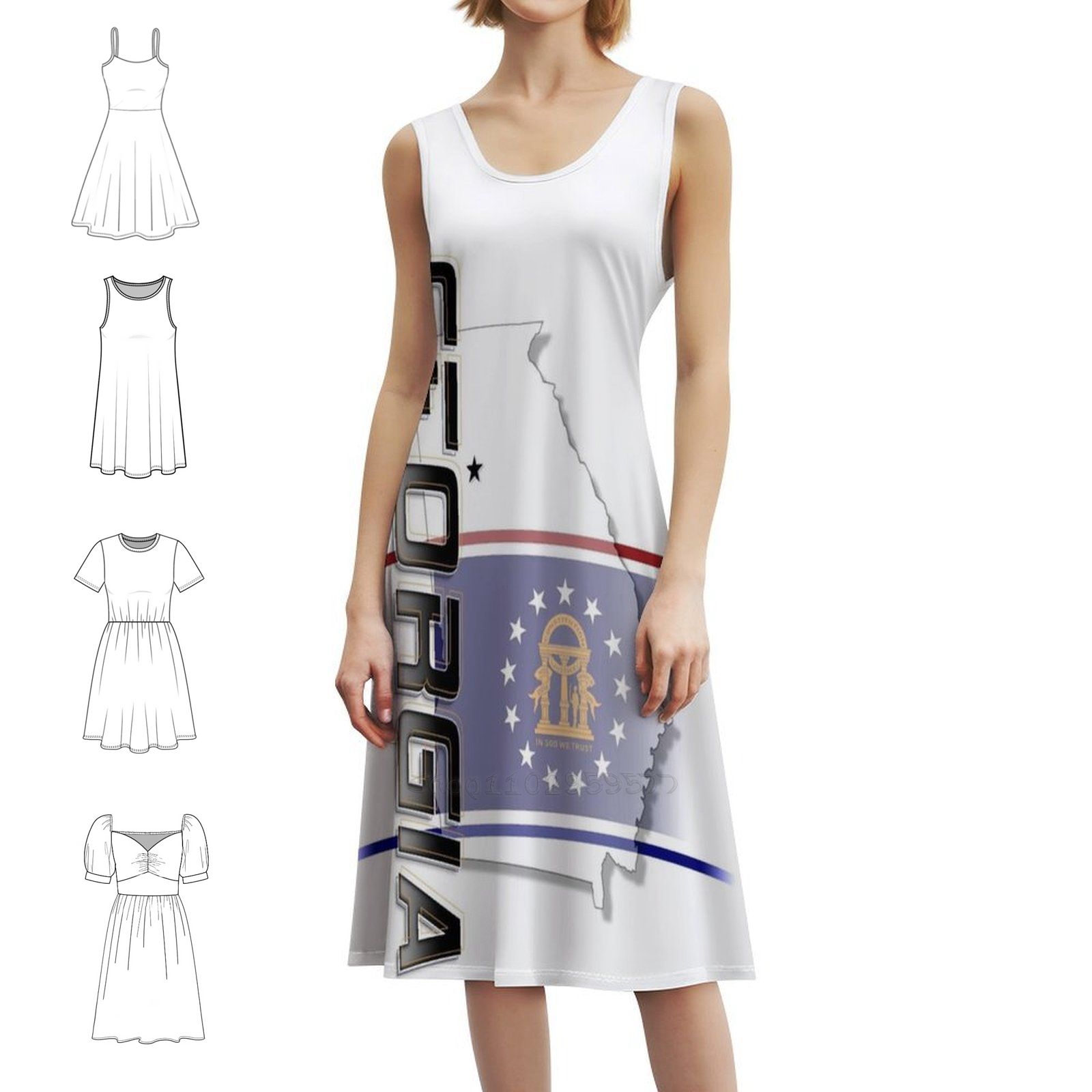 Summer Clothing Vacation - - Vertical Sexy Vacation Dress For