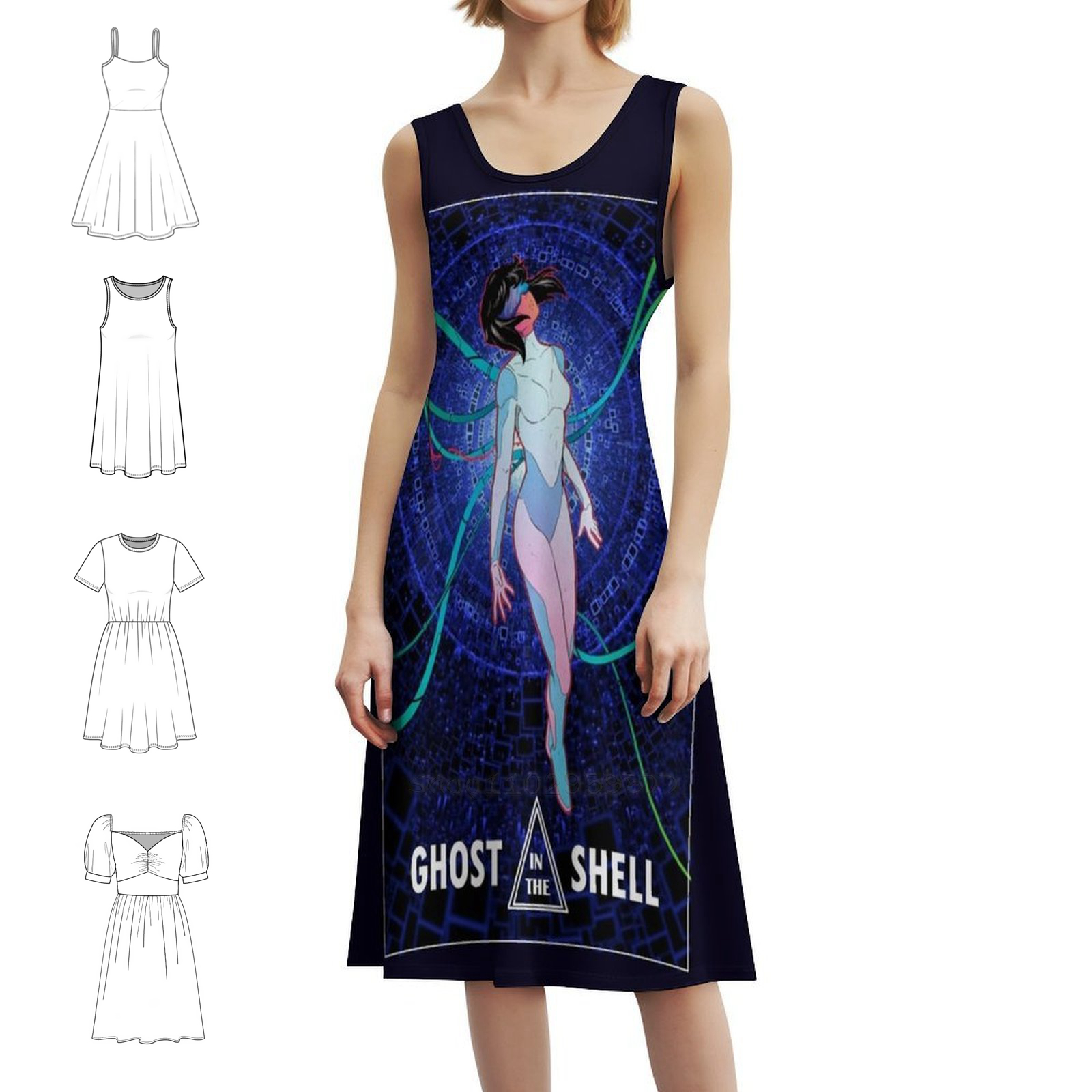 Summer Clothing For A Beach - Ghost In The Shell Boho Chic