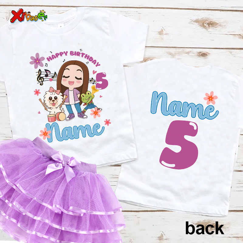 Summer Clothing Europe - Lara Birthday T-Shirt Birthday Girl Shirt