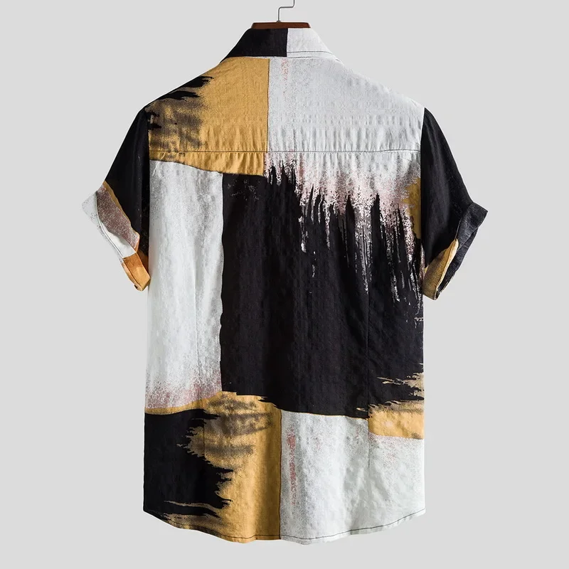 2026 Men's Summer Checkered Pr - Summer Clothing Resort reseña y precio