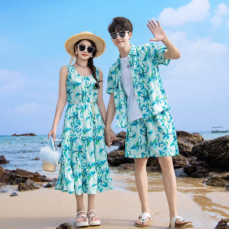 Vacation Parent-child Clothing - Summer Clothing Resort reseña y precio