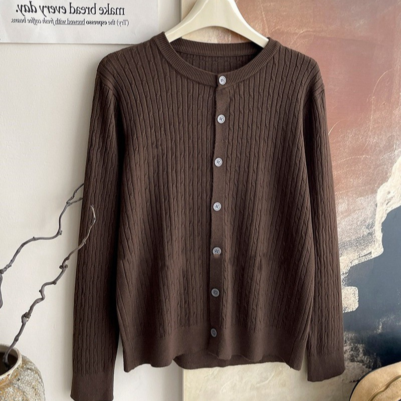 O-neck long sleeve loose twist - Summer Quilt reseña y precio