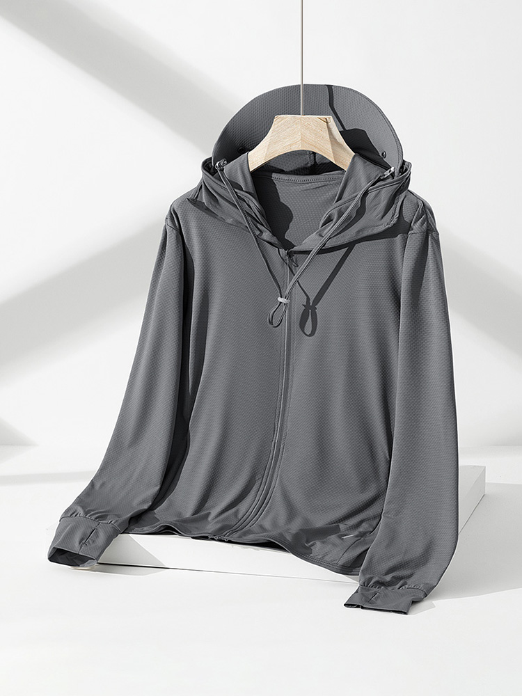 New UPF50+Ice Silk Sunscreen C - Yours Clothing Summer Jackets reseña y precio