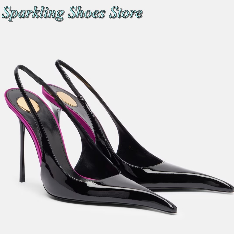 New Black Patent High Heels Pa - Summer Clothing Sale reseña y precio