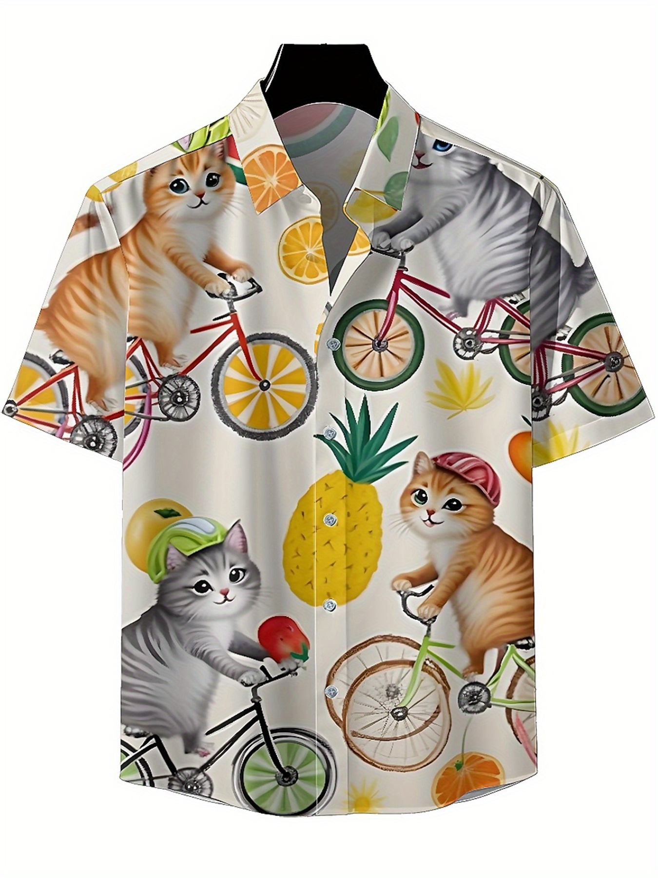 Men's Plus Size Hawaiian Shirt - Summer Clothing For A Beach reseña y precio