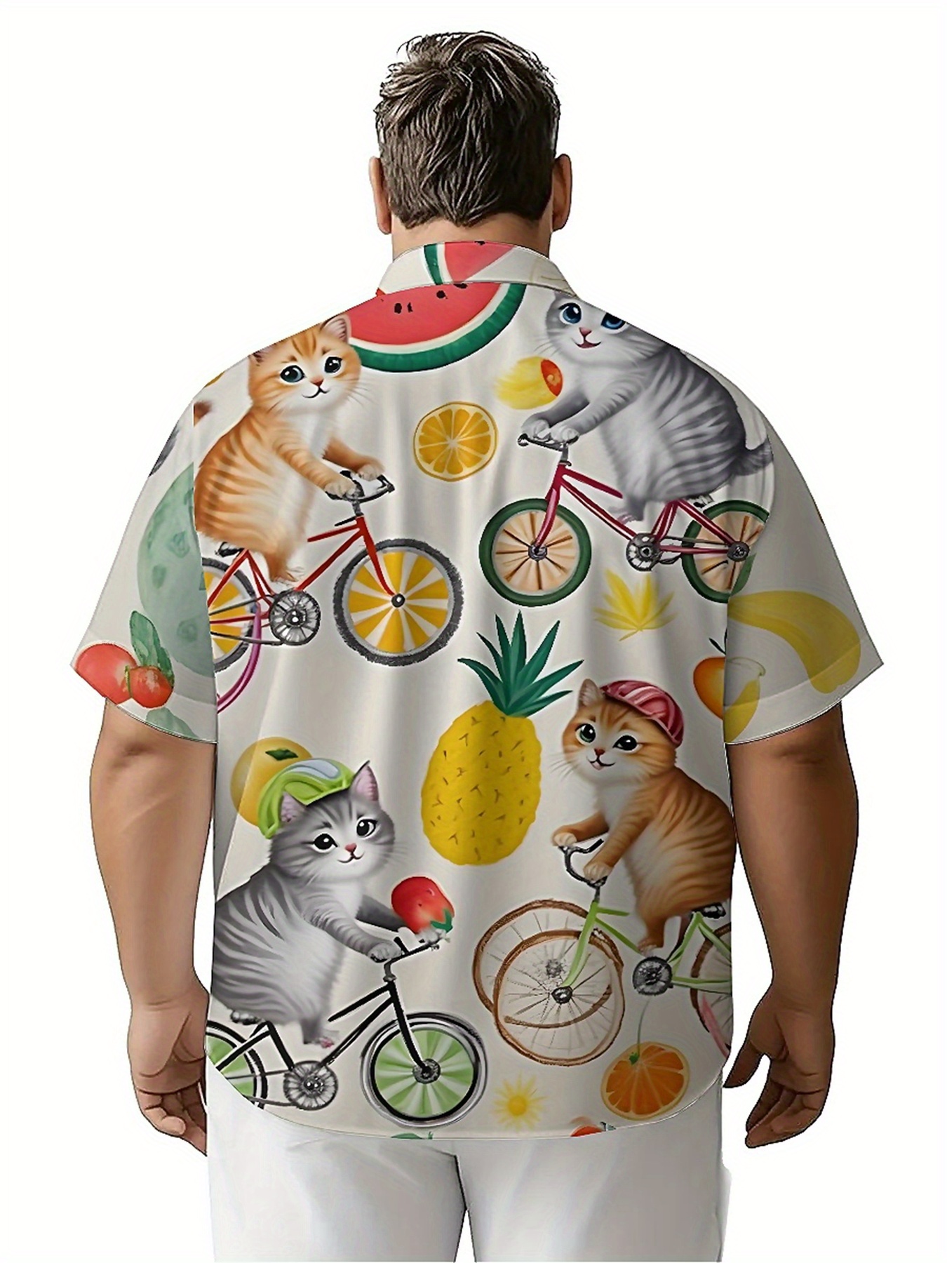 Men's Plus Size Hawaiian Shirt - Summer Clothing For A Beach reseña y precio