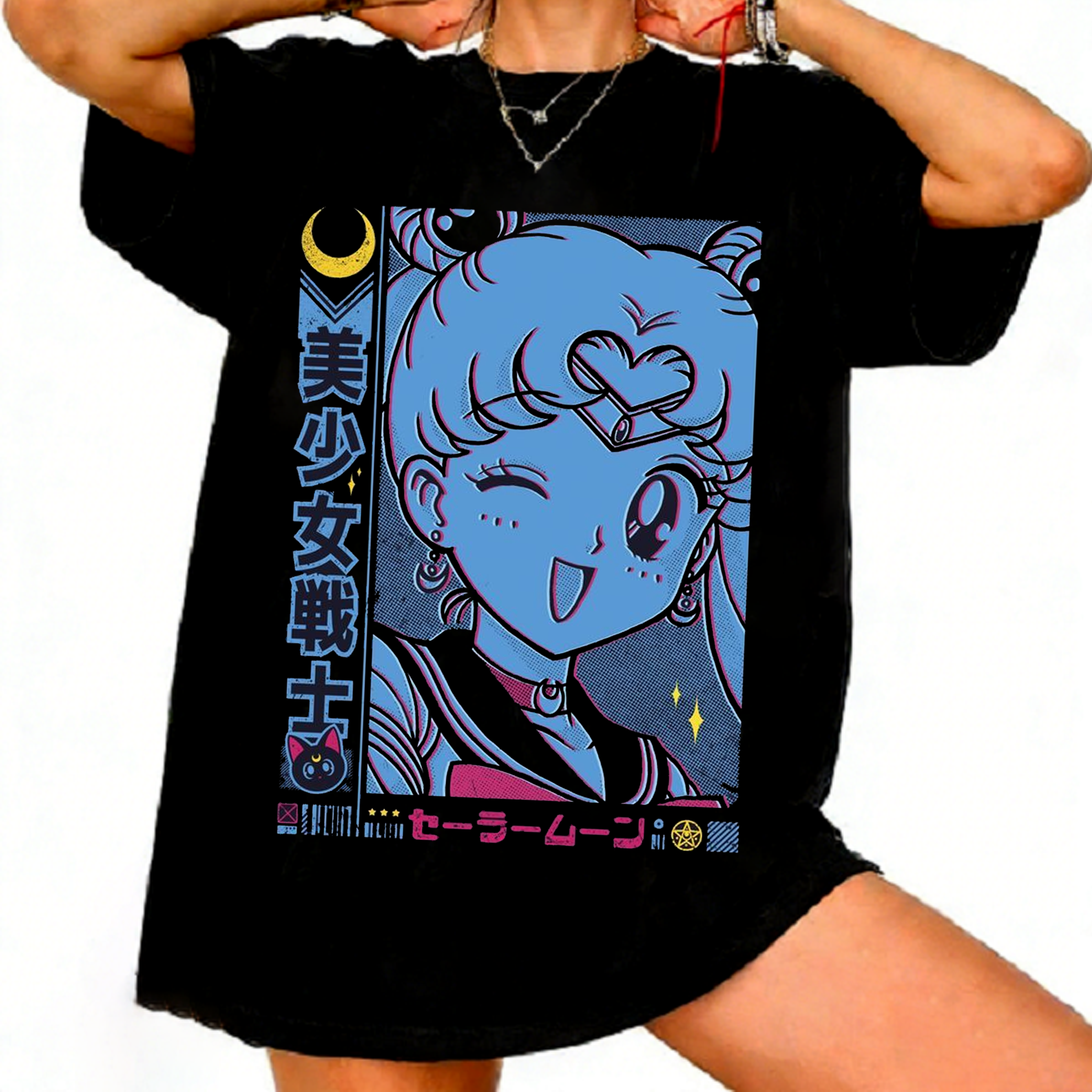 Sailor Moon Retro 90s Anime Gr - Summer Clothing Trends For Women reseña y precio