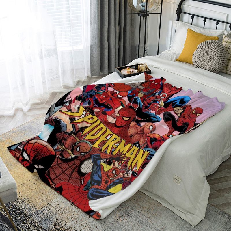 Marvel Spiderman Cartoon Cute  - Summer Quilt reseña y precio