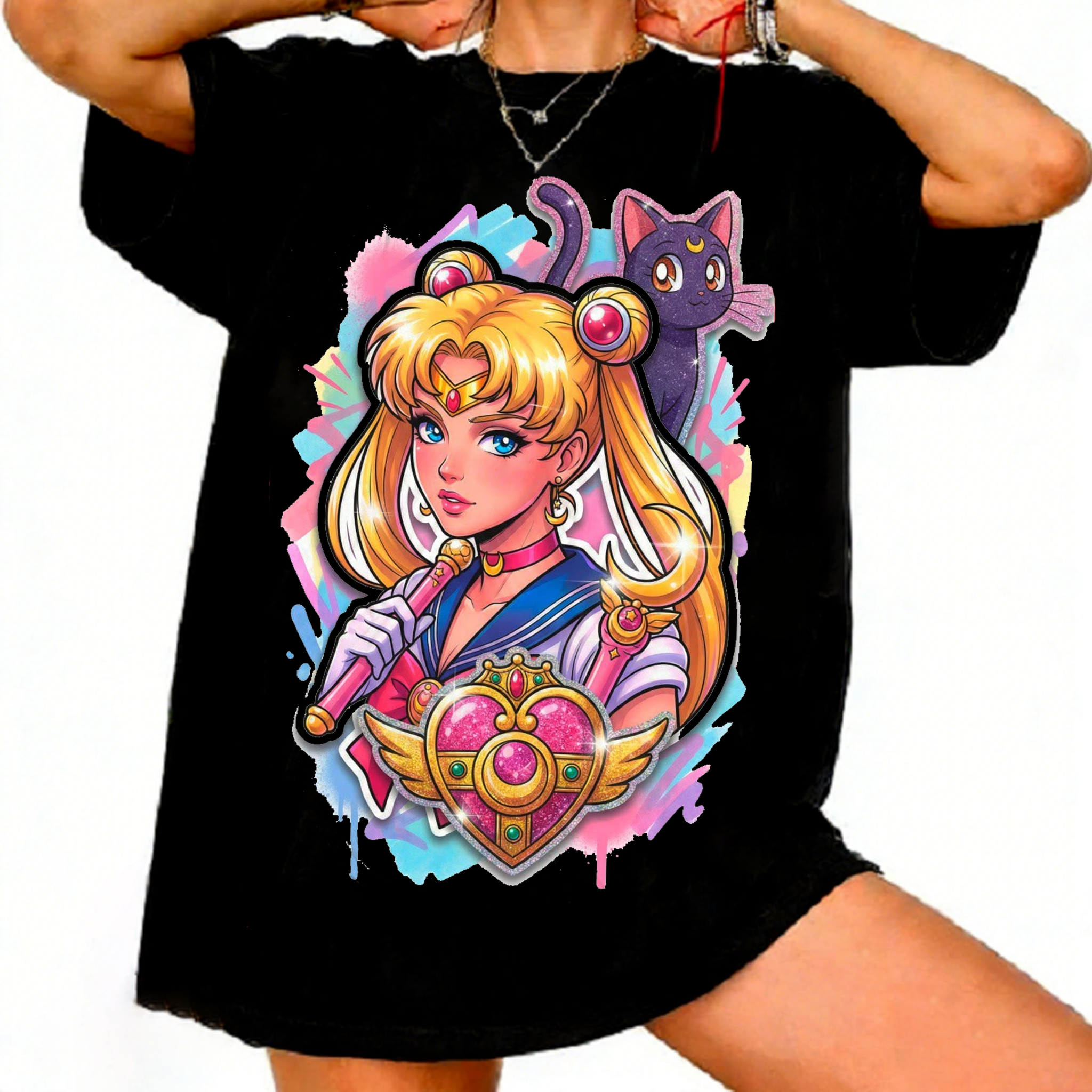 Sailor Moon Retro 90s Anime Gr - Summer Clothing Trends For Women reseña y precio