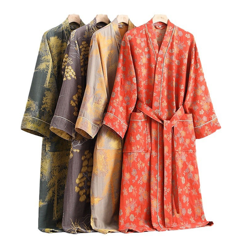 Spring Summer Pure Cotton Doub - Summer Gauze Clothing reseña y precio