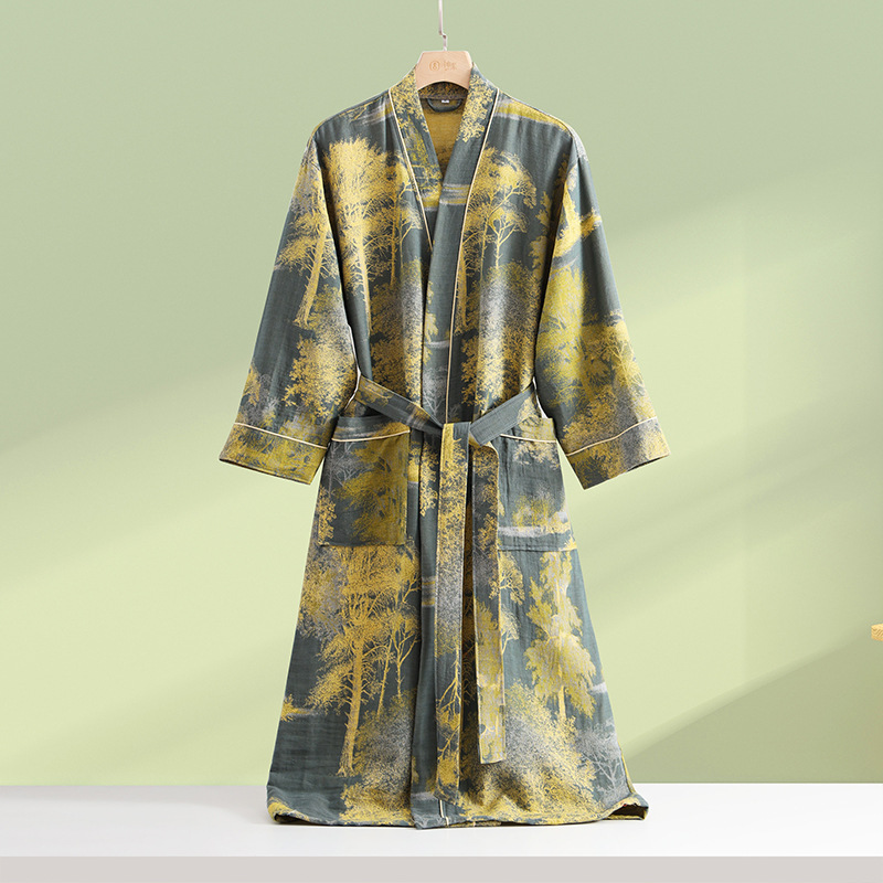 Spring Summer Pure Cotton Doub - Summer Gauze Clothing reseña y precio