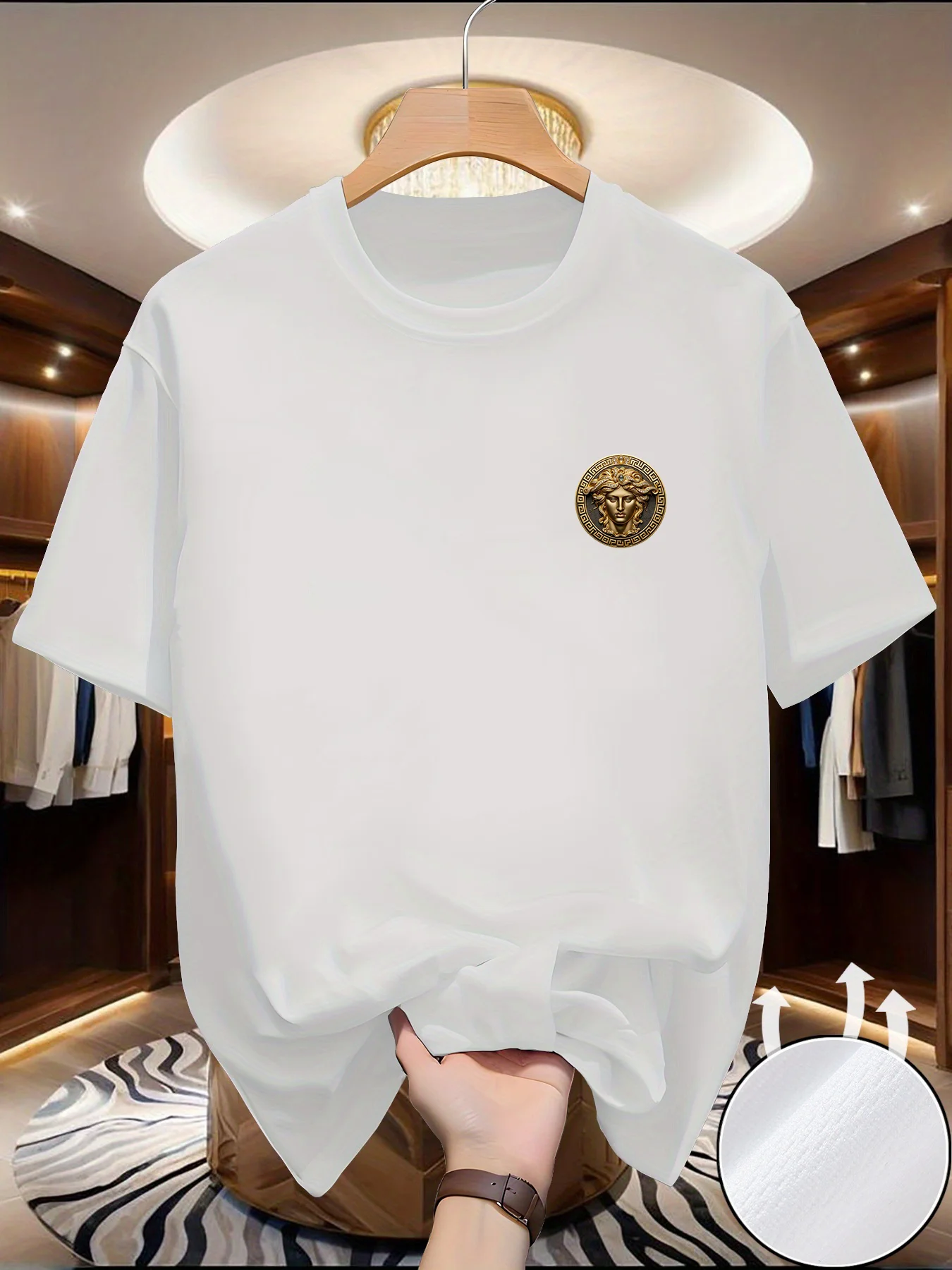 Men's Jewelry Girl Print T-shi - Summer Clothing Europe reseña y precio