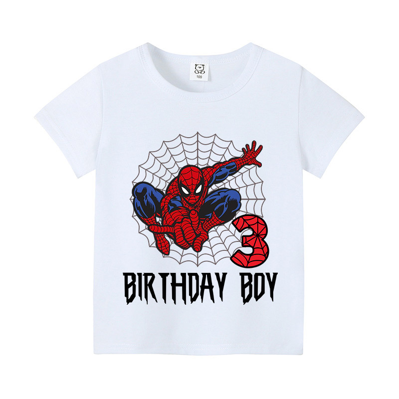 Marvels Spidermans Short Sleev - Summer Clothing Gifts reseña y precio
