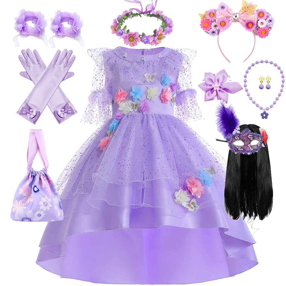 Encanto Cosplay Dress Isabella - Summer Clothing Gifts reseña y precio