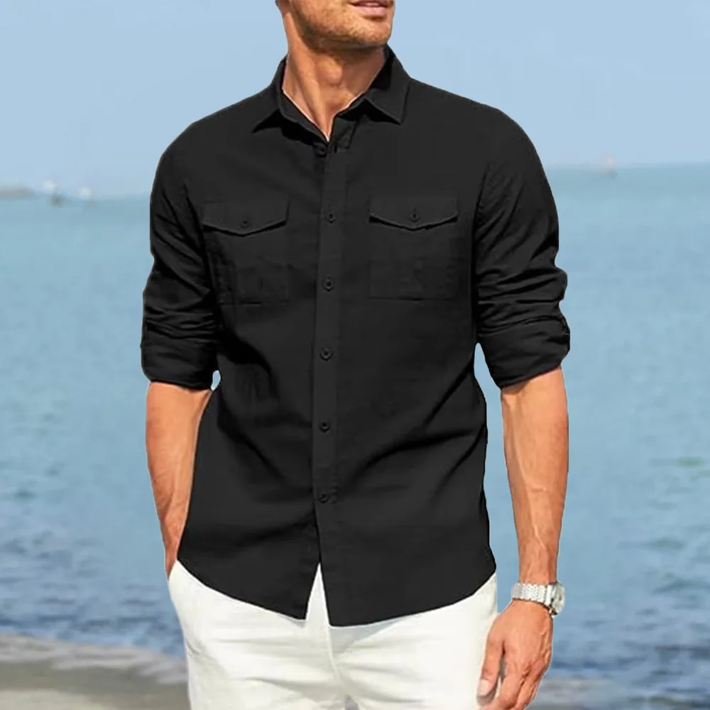 Autumn New Men's Pure Color Sh - Summer Quilt reseña y precio