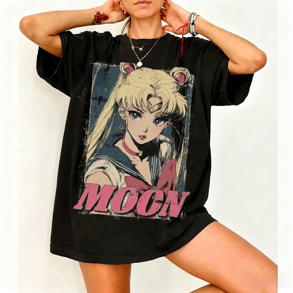 Sailor Moon Retro 90s Anime Gr - Summer Clothing Trends For Women reseña y precio