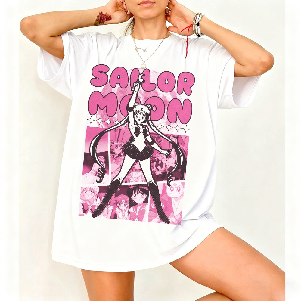 Sailor Moon Retro 90s Anime Gr - Summer Clothing Trends For Women reseña y precio