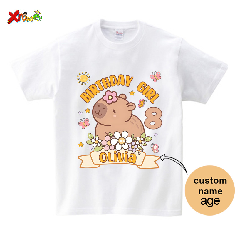 Custom Capybara Birthday Girl  - Summer Clothing Europe reseña y precio
