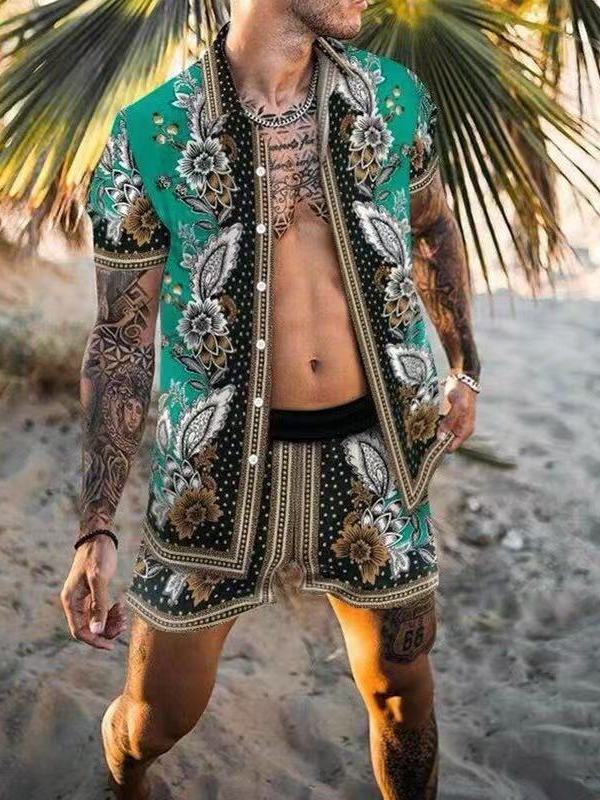 Summer Men's Casual Loose Shor - Summer Clothing For A Beach reseña y precio