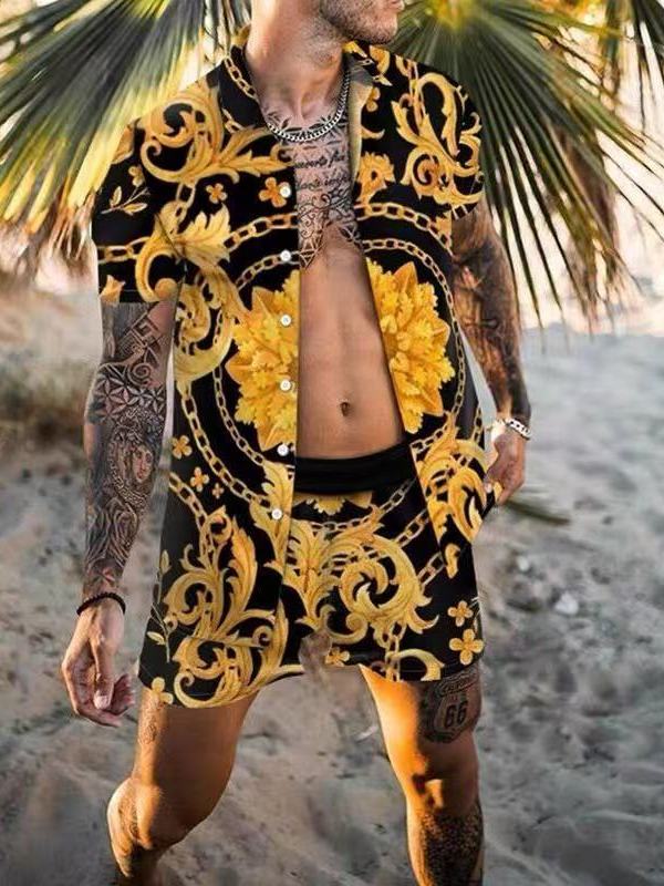 Summer Men's Casual Loose Shor - Summer Clothing For A Beach reseña y precio