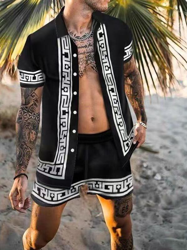 Summer Men's Casual Loose Shor - Summer Clothing For A Beach reseña y precio