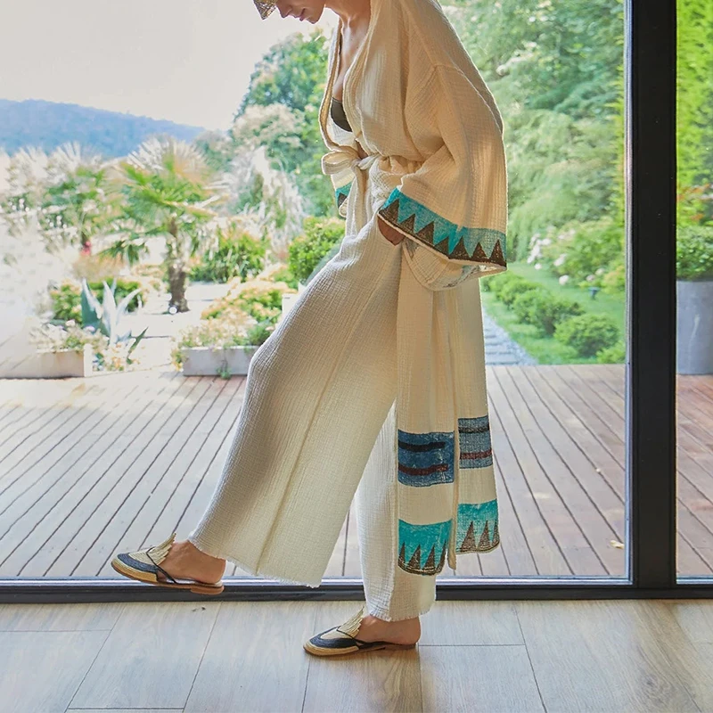 Muslin 100% Cotton Gauze Pants - Summer Gauze Clothing reseña y precio