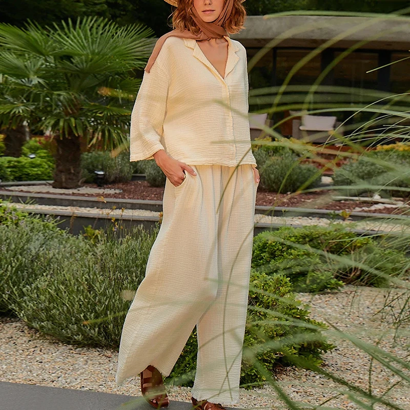 Muslin 100% Cotton Gauze Pants - Summer Gauze Clothing reseña y precio