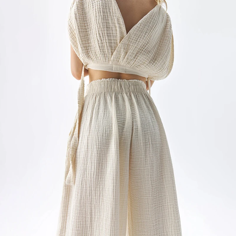 Muslin 100% Cotton Gauze Pants - Summer Gauze Clothing reseña y precio