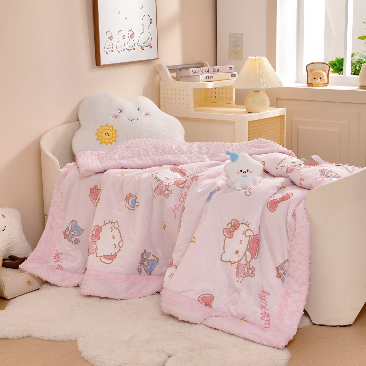 Hello Kitty My Melody Cartoon  - Summer Quilt reseña y precio