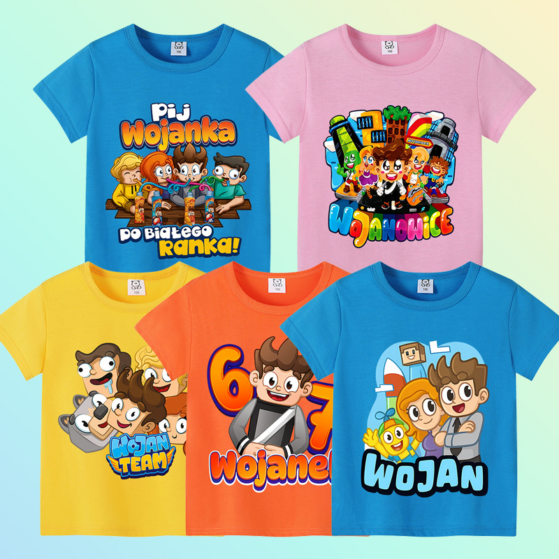 Wojans Team T-shirt Anime Roun - Summer Clothing Gifts reseña y precio