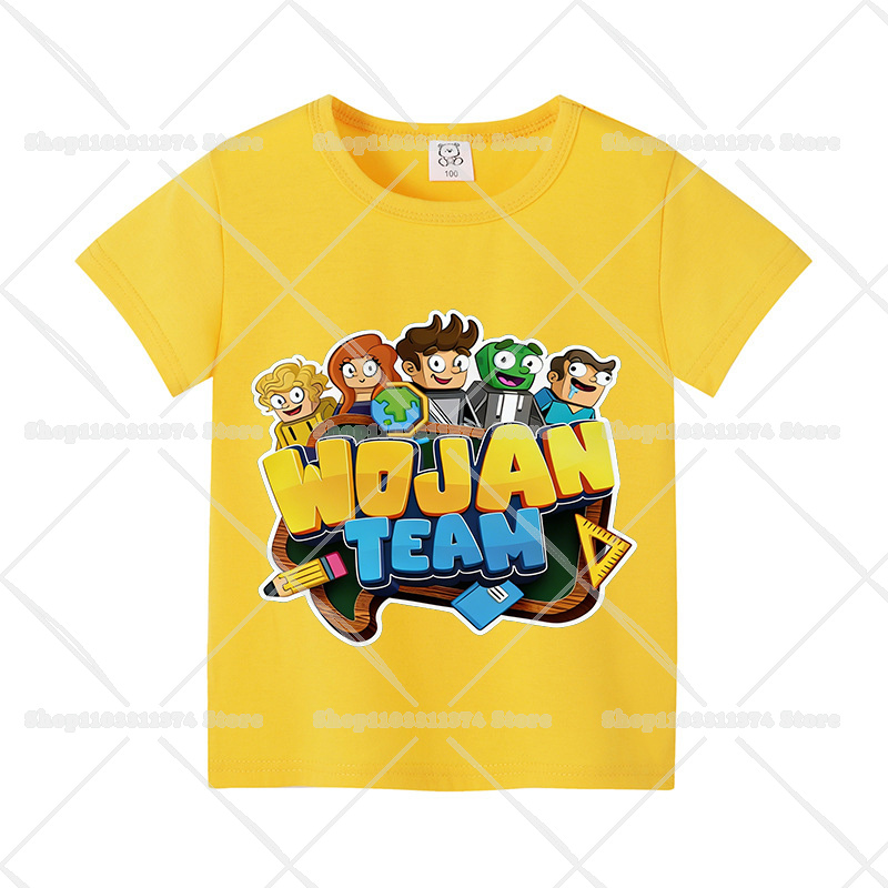 Wojans Team T-shirt Anime Roun - Summer Clothing Gifts reseña y precio