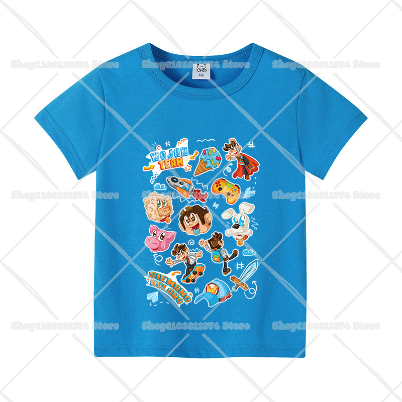Wojans Team T-shirt Anime Roun - Summer Clothing Gifts reseña y precio
