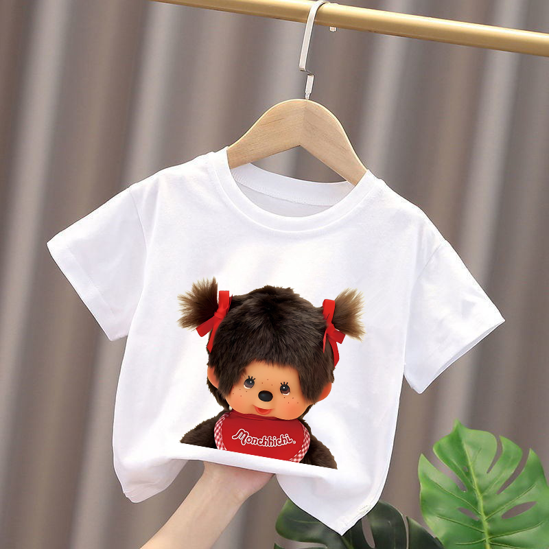 Monchhichi Kids T-shirts Anime - Summer Clothing Gifts reseña y precio