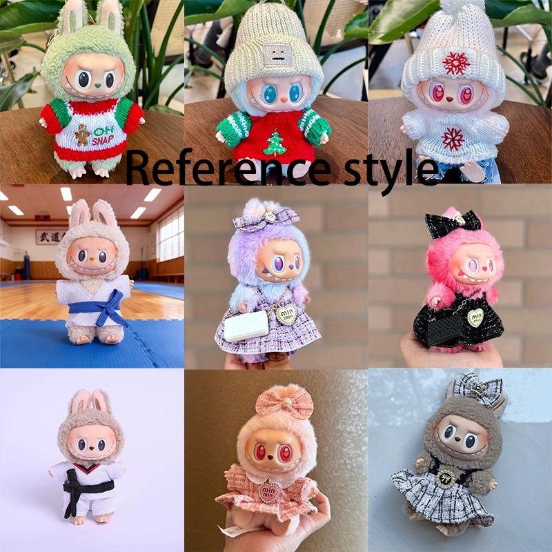 15 17cm For Labubu Doll Blind  - Summer Clothing In Winter reseña y precio
