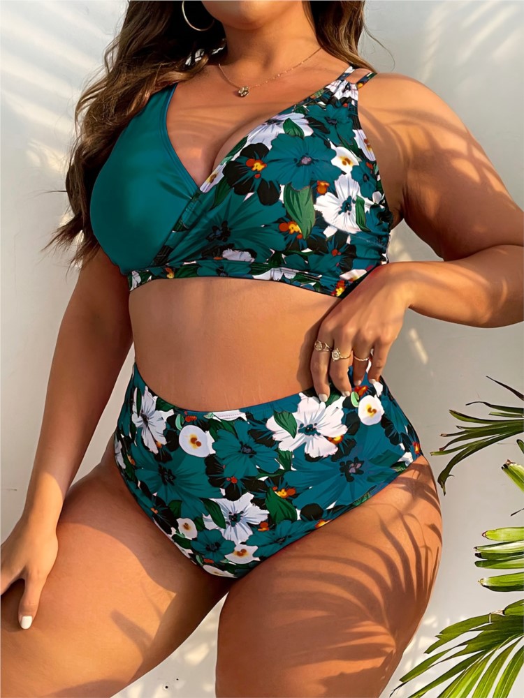 L-5XL Plus Size High Waist Bik - Bikini Set Push Up reseña y precio