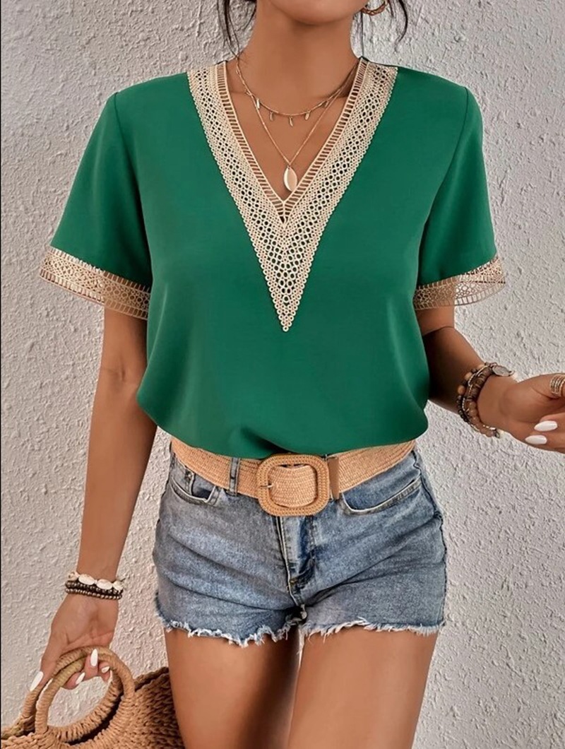 Elegant Blouse Fashion Short S - Summer Quilt reseña y precio