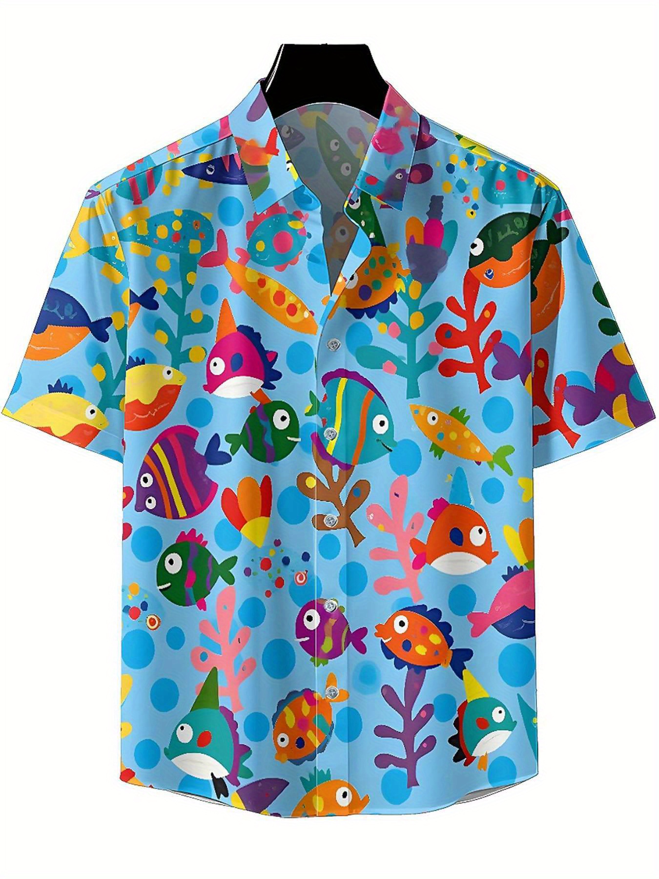 Men's Plus Size Hawaiian Shirt - Summer Clothing For A Beach reseña y precio