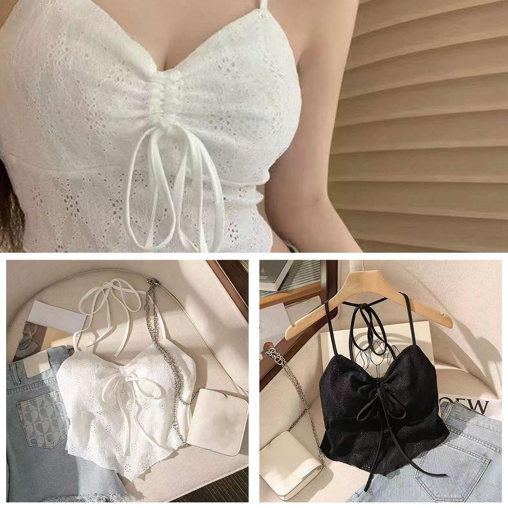 Sleeveless Sexy Crop Tops Fash - Crop Blouse Linen reseña y precio