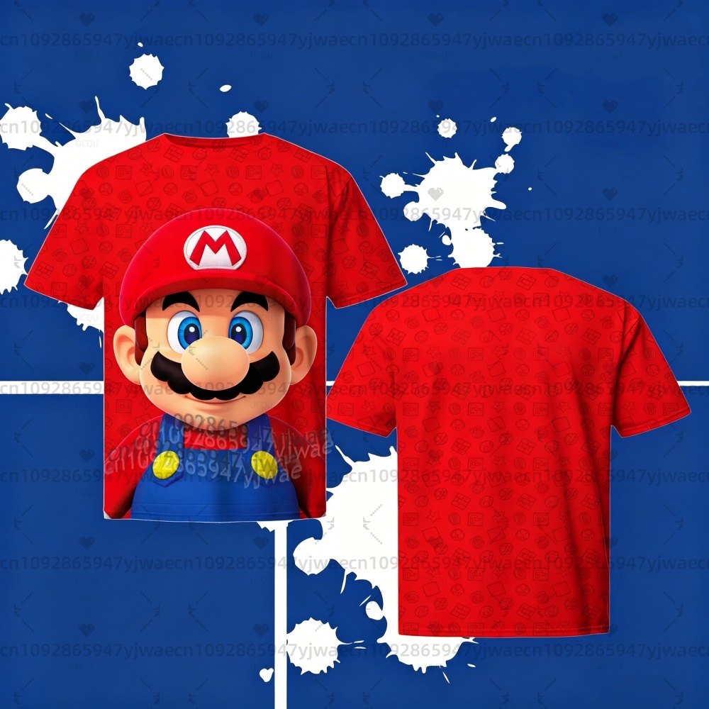 2026 men Super Mario Bros. Yos - Summer Clothing Elegant reseña y precio