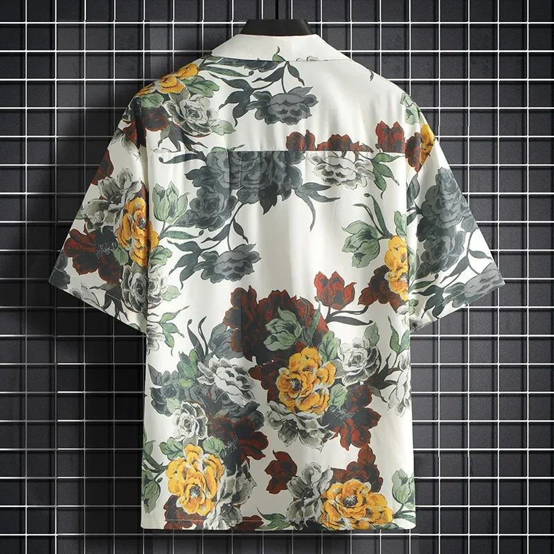 Printed Shirt Men's Short Slee - Summer Clothing For A Beach reseña y precio