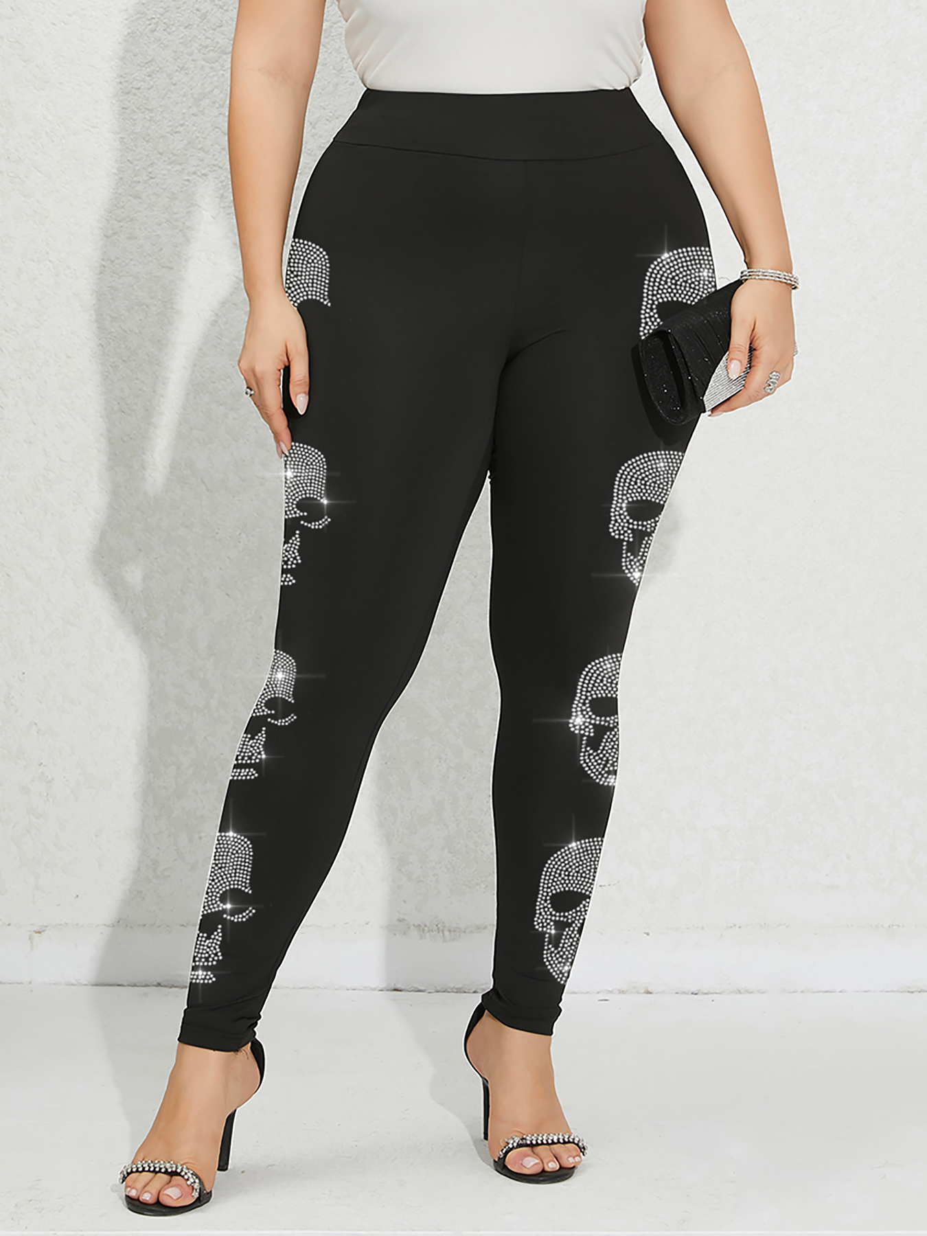 Plus Size Women's Pants Skelet - Summer Clothing In Winter reseña y precio