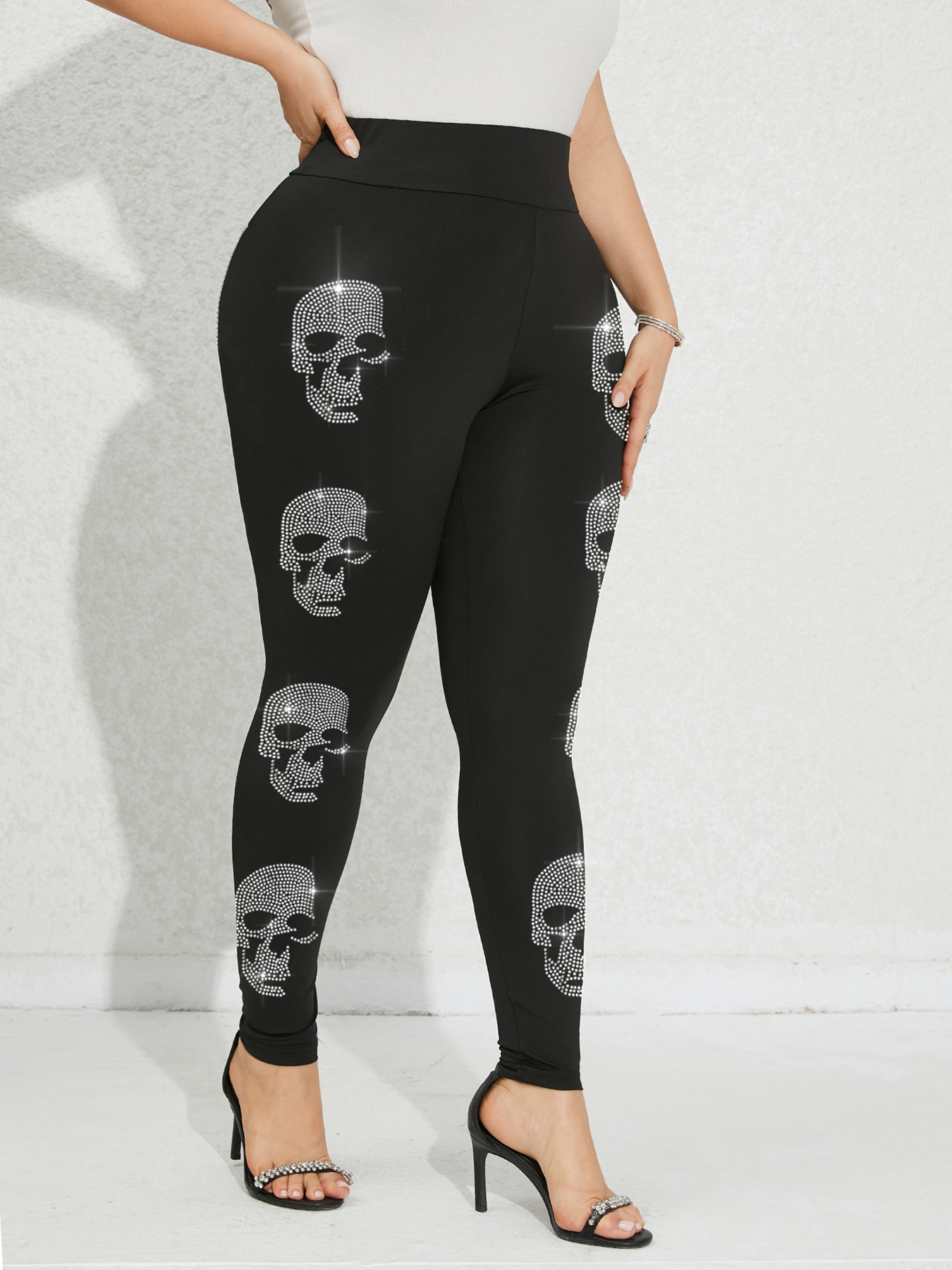 Plus Size Women's Pants Skelet - Summer Clothing In Winter reseña y precio
