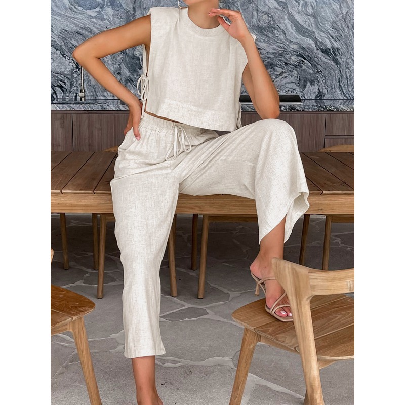 Fashion Cotton and Linen Suit  - Summer Clothing In Winter reseña y precio