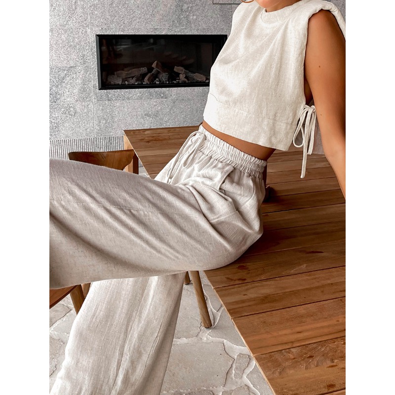 Fashion Cotton and Linen Suit  - Summer Clothing In Winter reseña y precio