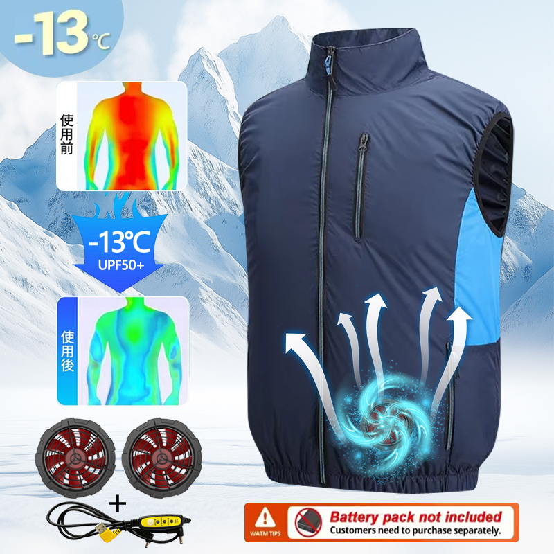 Fan Vest, Fan Jacket for Men a - Yours Clothing Summer Jackets reseña y precio