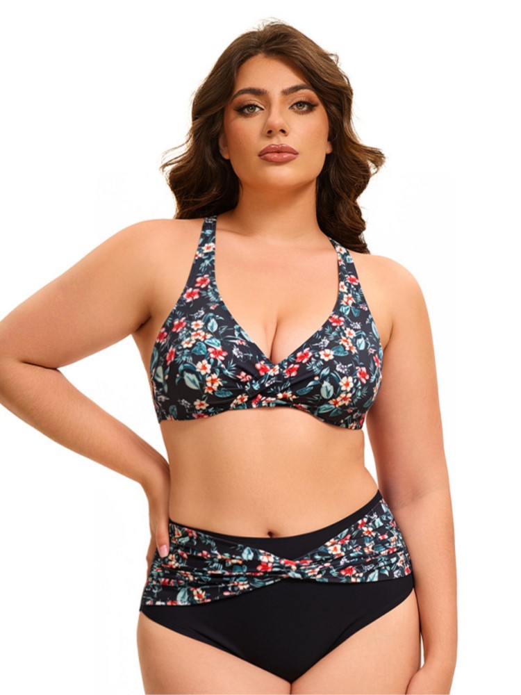 Plus Size High Waist Bikini Wo - Bikini Set Push Up reseña y precio