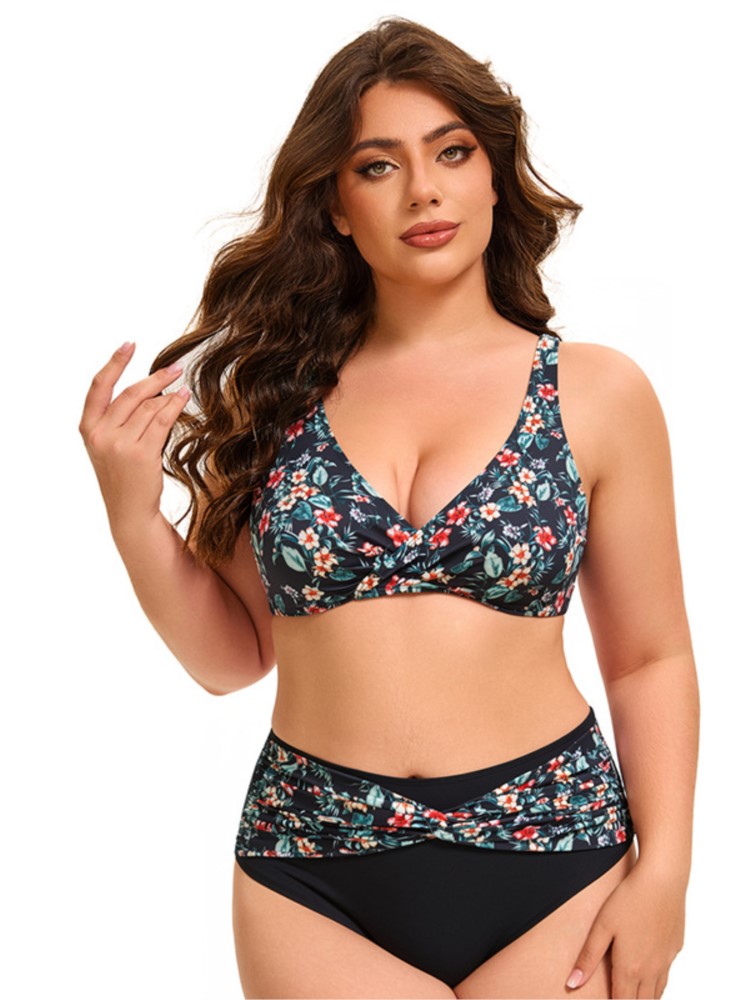 Plus Size High Waist Bikini Wo - Bikini Set Push Up reseña y precio